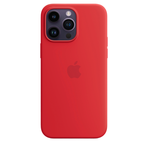 Apple iPhone 14 Pro Max Silicone Case (PRODUCT)RED