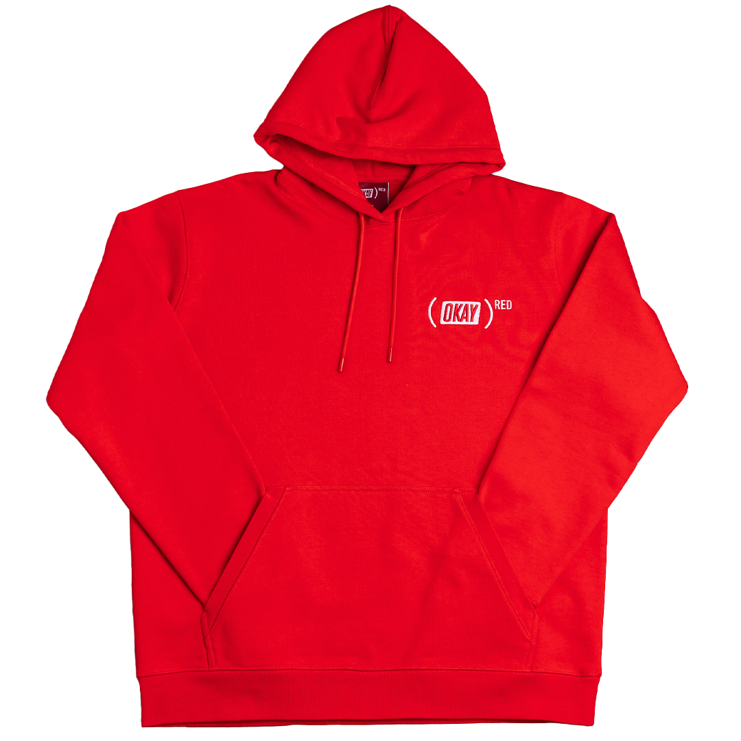OKAY RED Hoodie RED